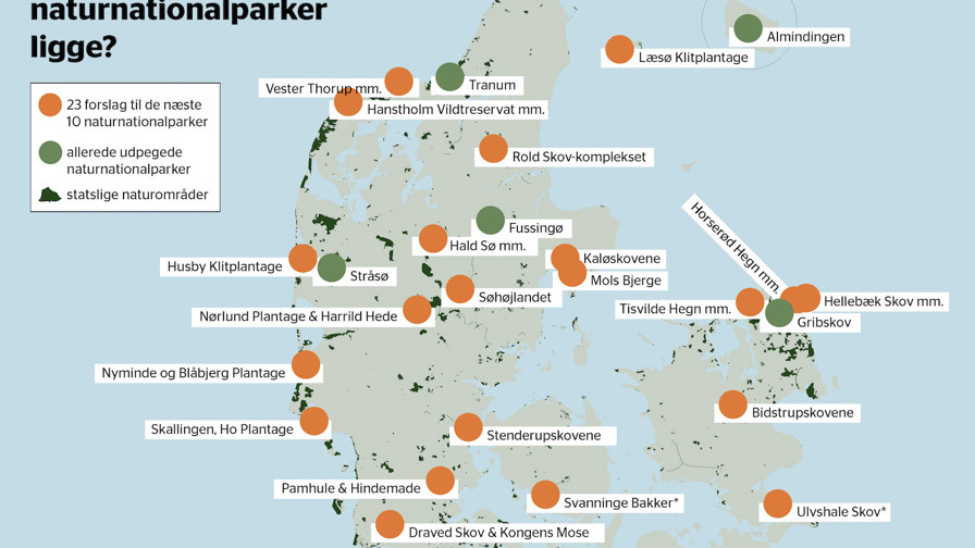 Kort Over Mulige Placeringer